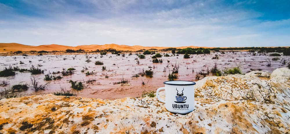 Travelling Ubuntu Koppie Swakopmund River In Flow Namibia