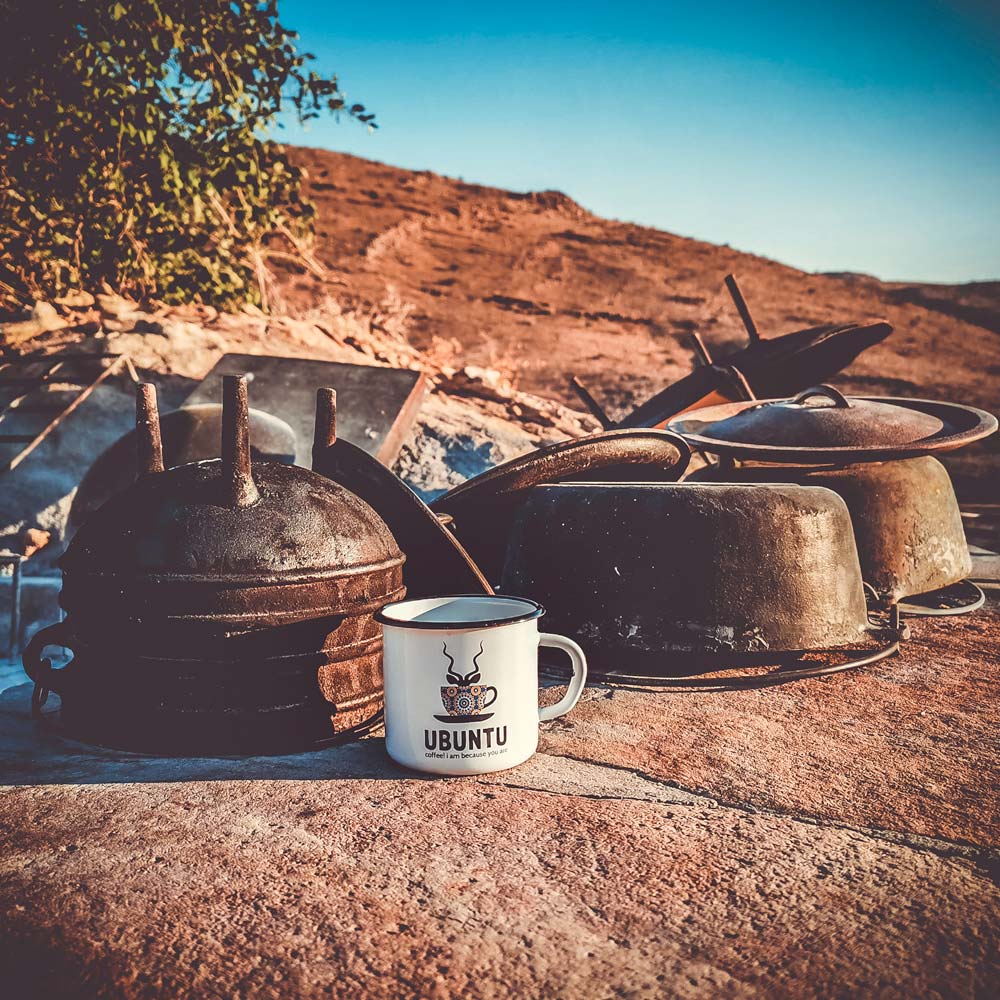 Travelling Ubuntu Koppie With Poitjie Pots Namibia