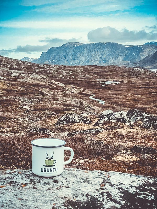 Travelling Ubuntu Koppie With Snowdrop Flowers Lolland Denmark