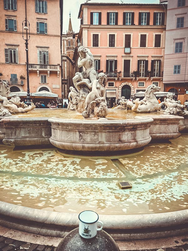 Travelling Ubuntu Koppie With Snowdrop Flowers Lolland Denmark